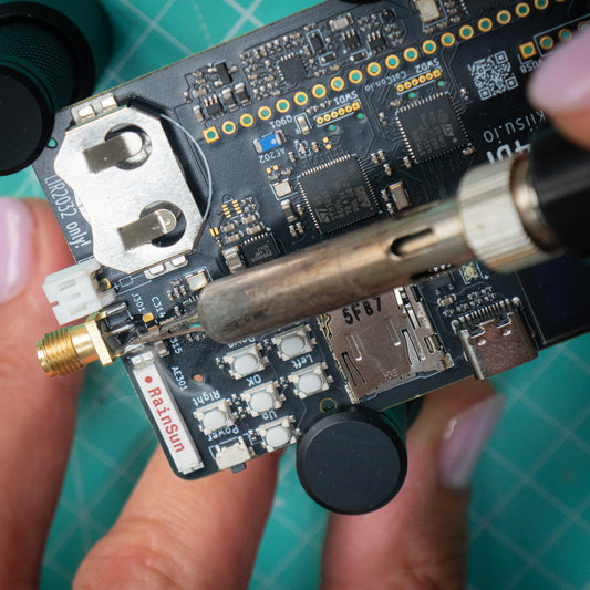 SMA and Li-Po interface Soldering